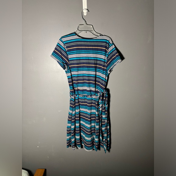 Pact Organic Sustainable Tulip Wrap Dress Womens Size Medium - Picture 3 of 4